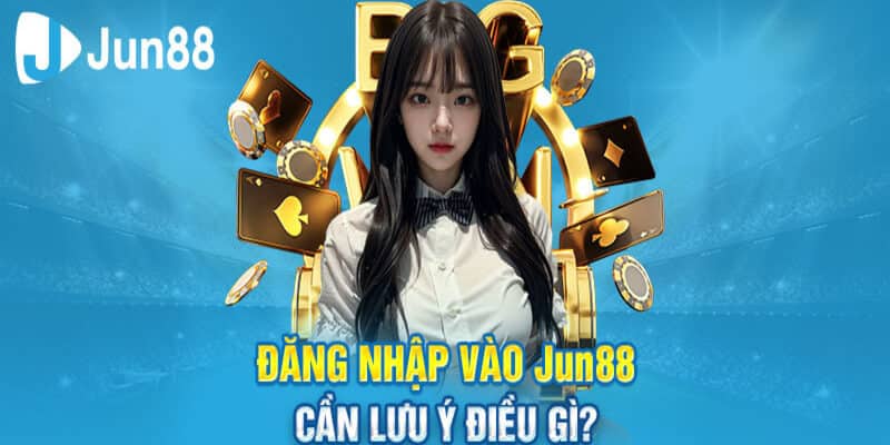 Để đảm bảo đăng nhập Jun88 thuận lợi, người chơi cần bỏ túi một vài lưu ý